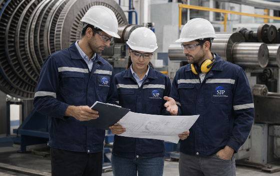 خدمات مهندسی SJP در حوزه توربین و خطوط نورد